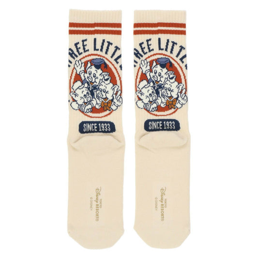 Three Little Pigs Socken Weiss