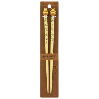 Winnie Puuh Essstäbchen 21 cm mit Maskottchen, Holz – Produktbild