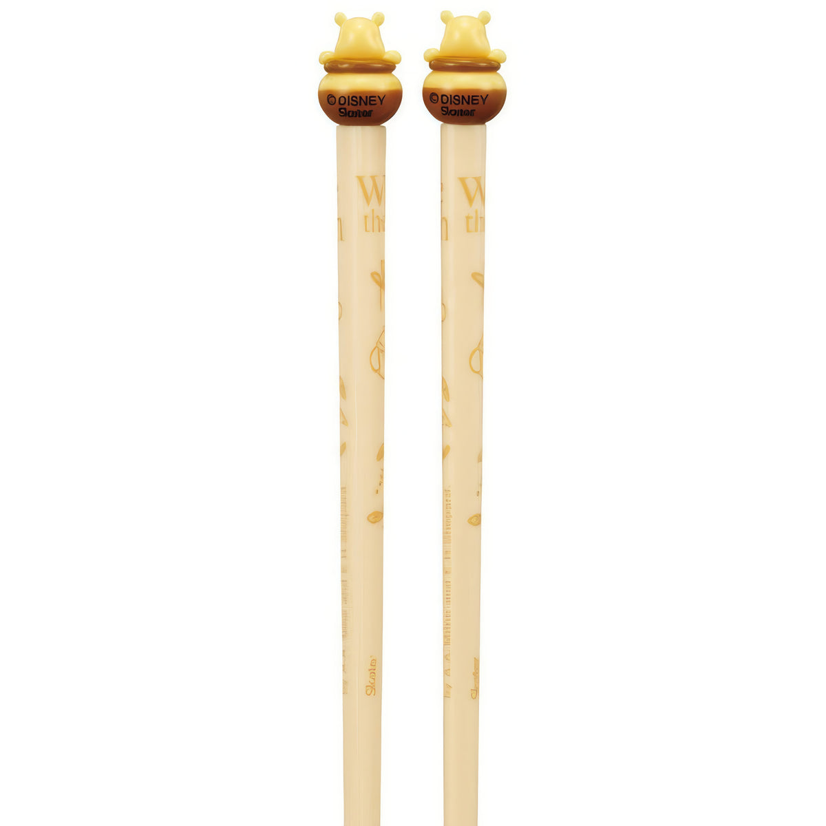 Winnie Puuh Essstäbchen 21 cm mit Maskottchen – Produktbild