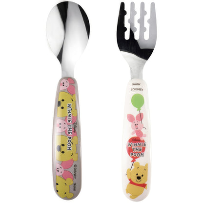 Winnie Puuh Kinderbesteck Löffel und Gabel, Edelstahl – Produktbild