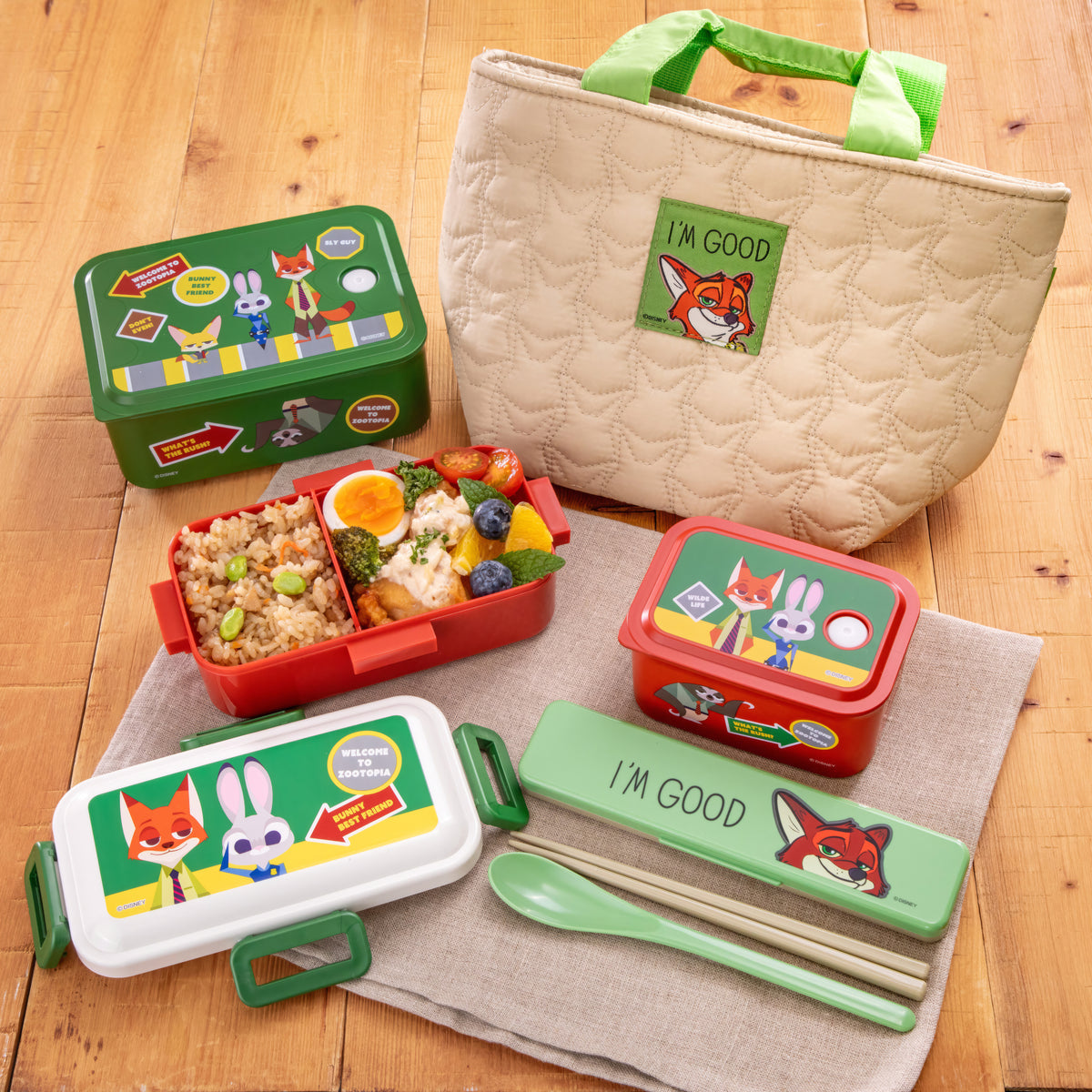 Zoomania Lunchbox S 320 ml, Nick & Judy, auslaufsicher – Produktbild